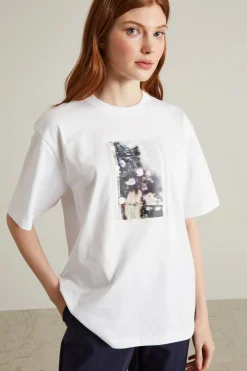 T-shirt con stampa - Bianco