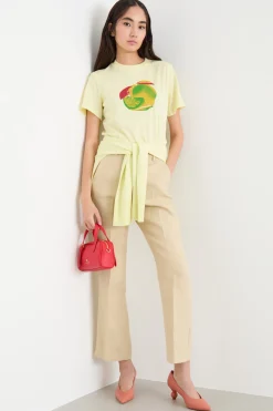 T-shirt con stampa - Giallo