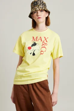 T-shirt con stampa - Giallo