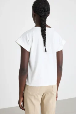 T-shirt con tasca - Bianco