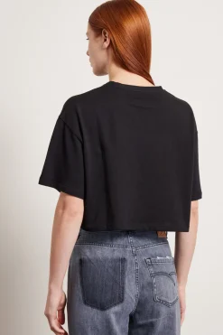 T-shirt cropped - Nero