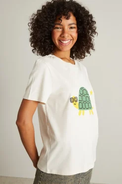T-shirt in cotone - Bianco