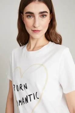 T-shirt in cotone - Bianco