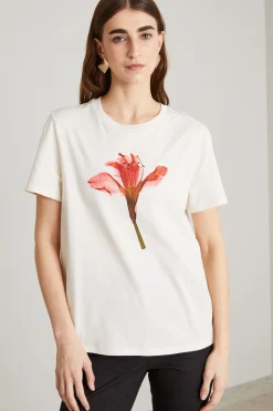 T-shirt in cotone - Bianco