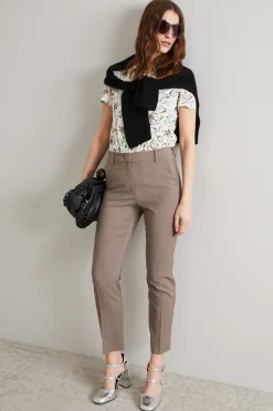 Tshirt in cotone - Bianco Beige Verde