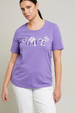 Tshirt in cotone - Lilla