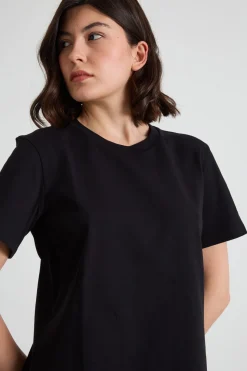 T-shirt in cotone - Nero