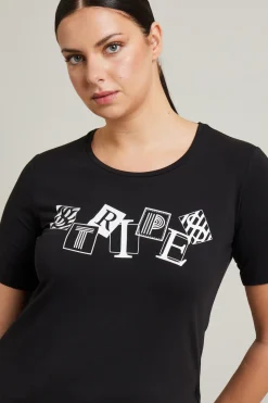 Tshirt in cotone - Nero Bianco