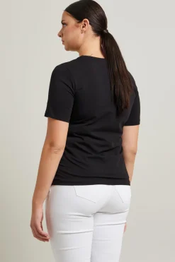 Tshirt in cotone - Nero Bianco