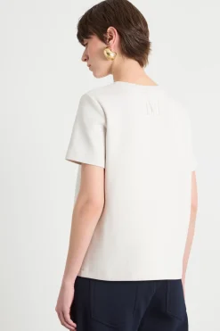 T-shirt in jersey - Bianco