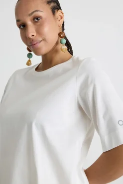 T-shirt in jersey - Bianco
