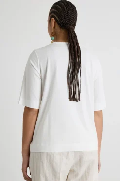 T-shirt in jersey - Bianco