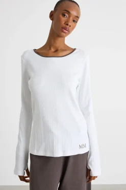 T-shirt in jersey - Bianco