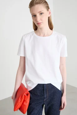 T-shirt in jersey - Bianco