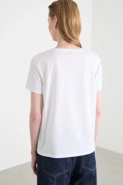 T-shirt in jersey - Bianco