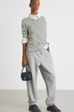 T-shirt in jersey - Bianco Blu