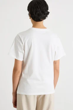 T-shirt in jersey con stampa - Bianco