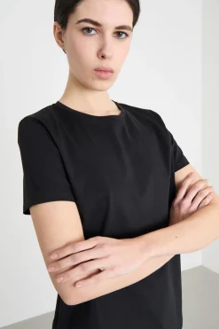 T-shirt in jersey - Nero