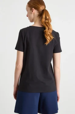 T-shirt in jersey - Nero