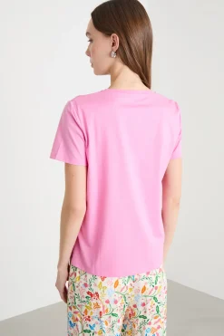 T-shirt in jersey - Rosa