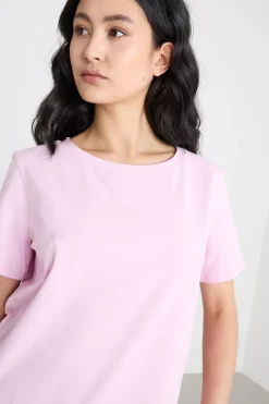 T-shirt in jersey - Rosa