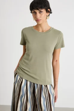 T-shirt in jersey - Verde