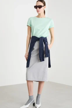 T-shirt in jersey - Verde