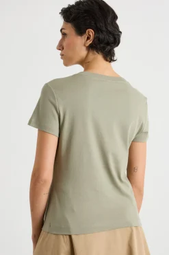 T-shirt in jersey - Verde