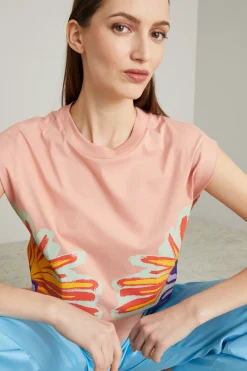 T-shirt kimono - Rosa