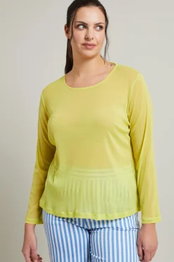 Tshirt maniche lunghe - Giallo