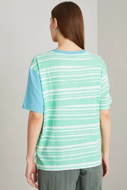 Tshirt oversize - Verde Azzurro