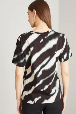T-shirt stampata - Nero Bianco