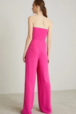 Tuta bustier - Fuxia