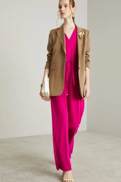 Tuta con coulisse - Fucsia