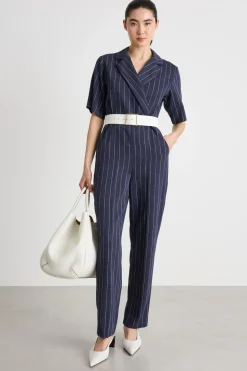 Tuta gessata - Blu