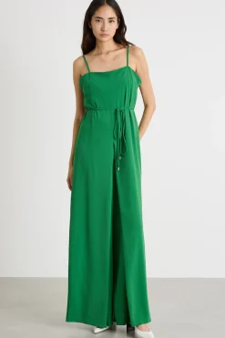 Tuta in crepe - Verde