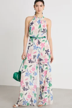 Tuta in georgette - Bianco