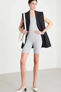 Tuta in maglia - Grigio