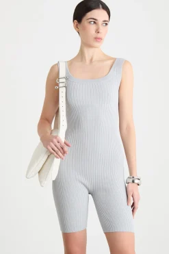Tuta in maglia - Grigio