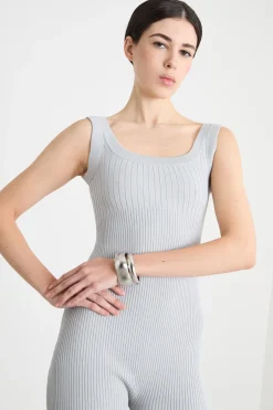 Tuta in maglia - Grigio