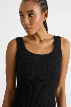 Tuta in maglia - Nero