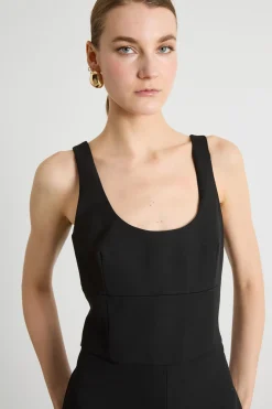 Tuta in twill - Nero