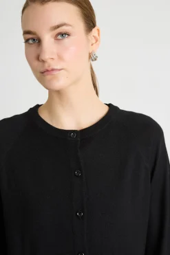Twin set con scollo tondo - Nero